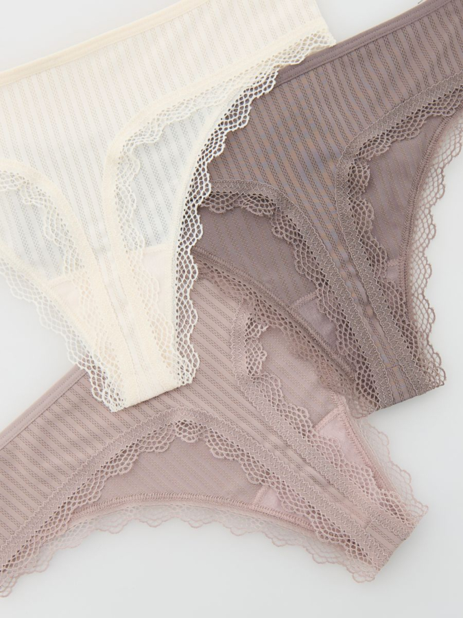 מארז 3 חוטיני תחרה