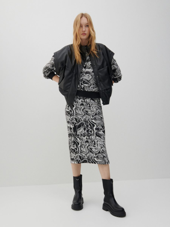 חצאית מודפסת