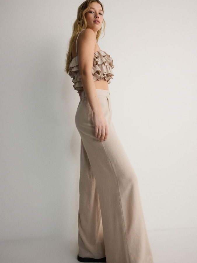 מכנסיים גזרה רחבה