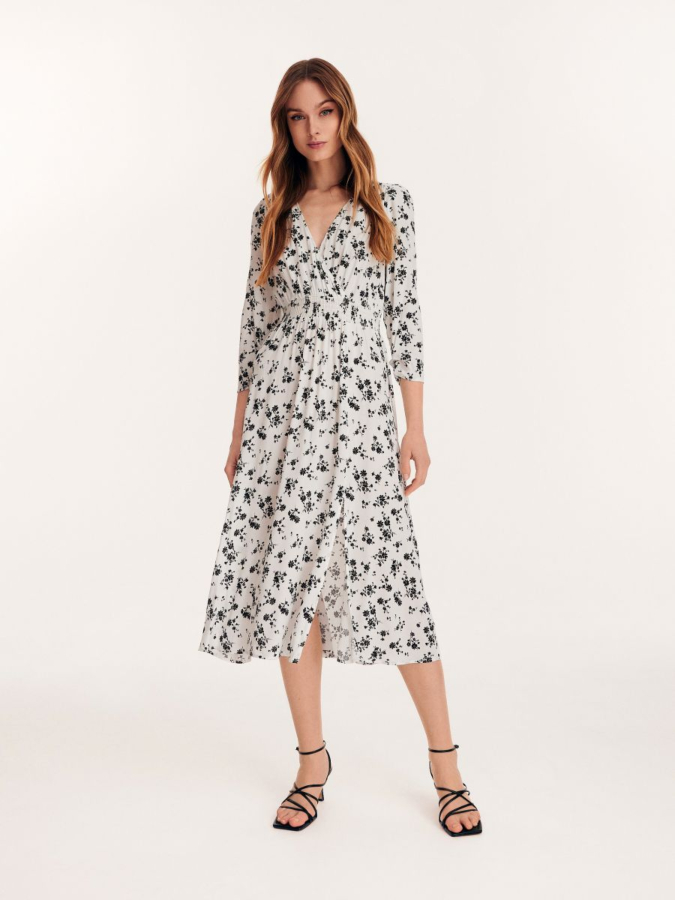 שמלה מודפסת מבד EcoVero™