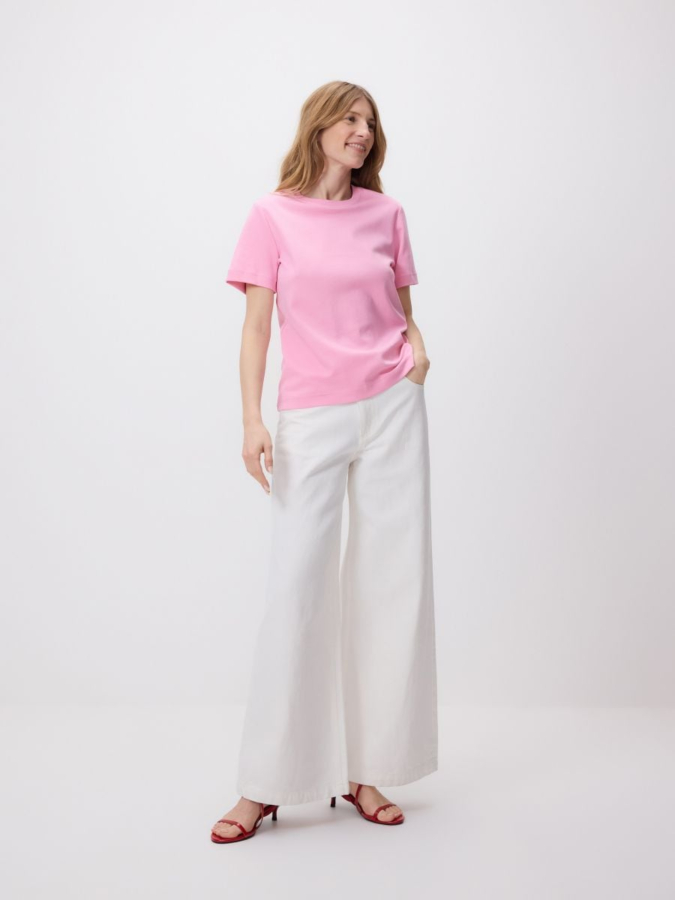 טי שירט כותנה ממורצרת