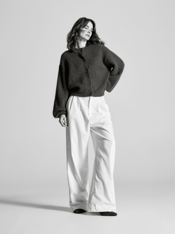 קרדיגן בתערובת צמר