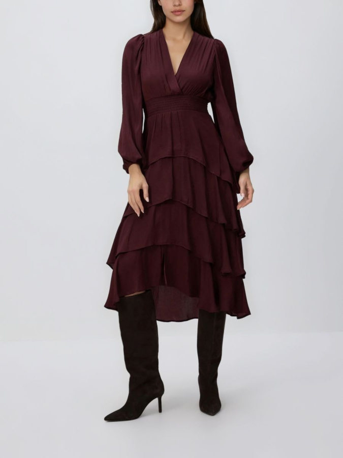 שמלת מקסי נקודות