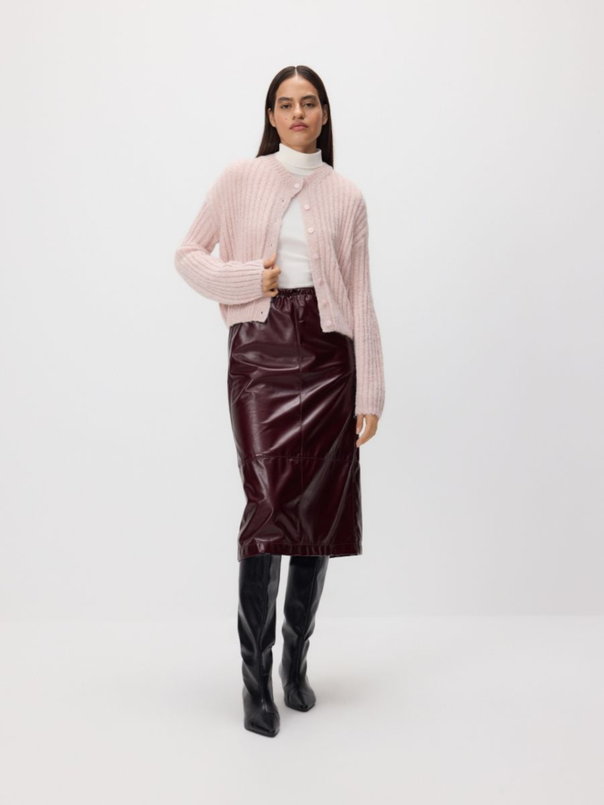 קרדיגן סריג עם כפתורים