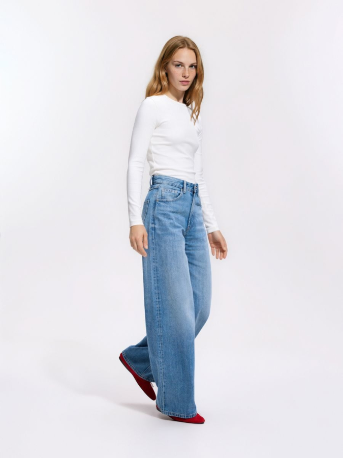 ג'ינס WIDE LEG