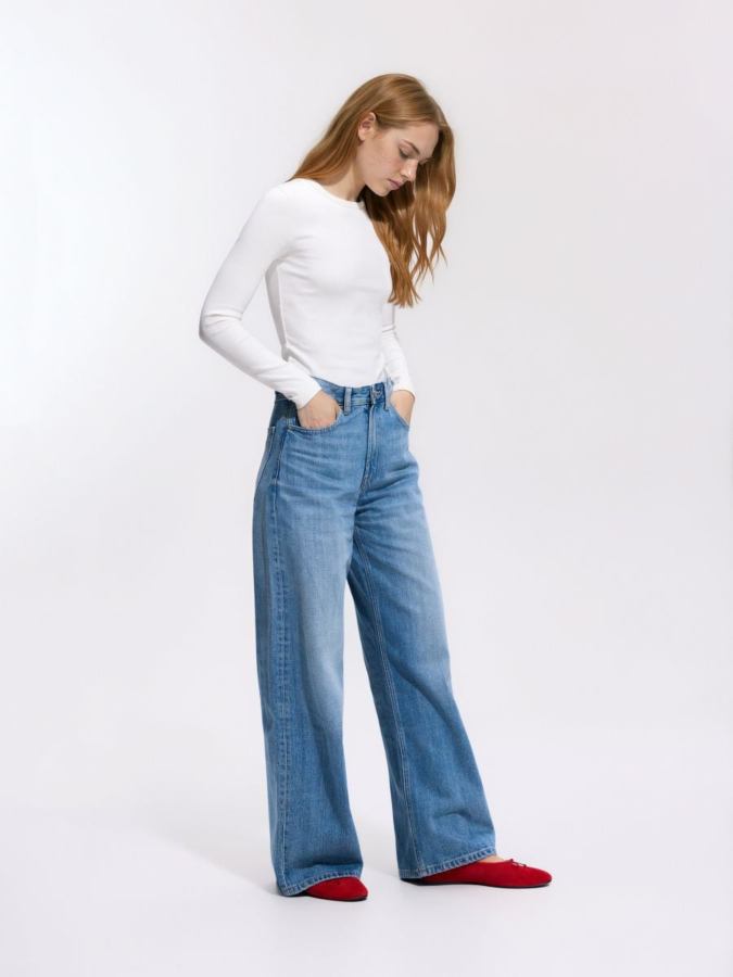 ג'ינס WIDE LEG