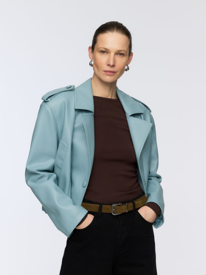 חגורת זמש עם אבזם