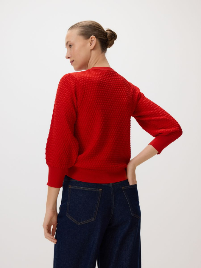 סריג שרוולים נפוחים