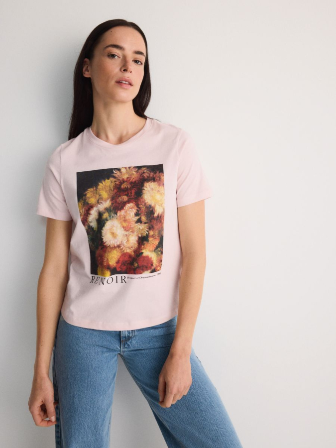 חולצת טי-שירט עם הדפס