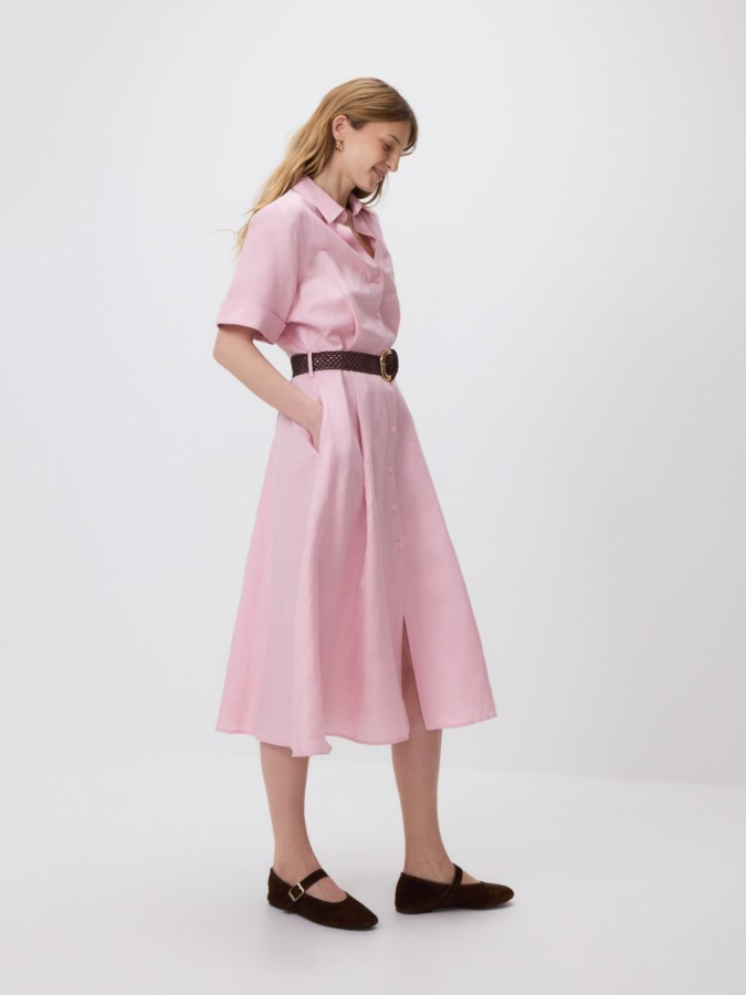 שמלת מידי עם חגורה