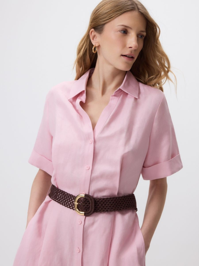 שמלת מידי עם חגורה