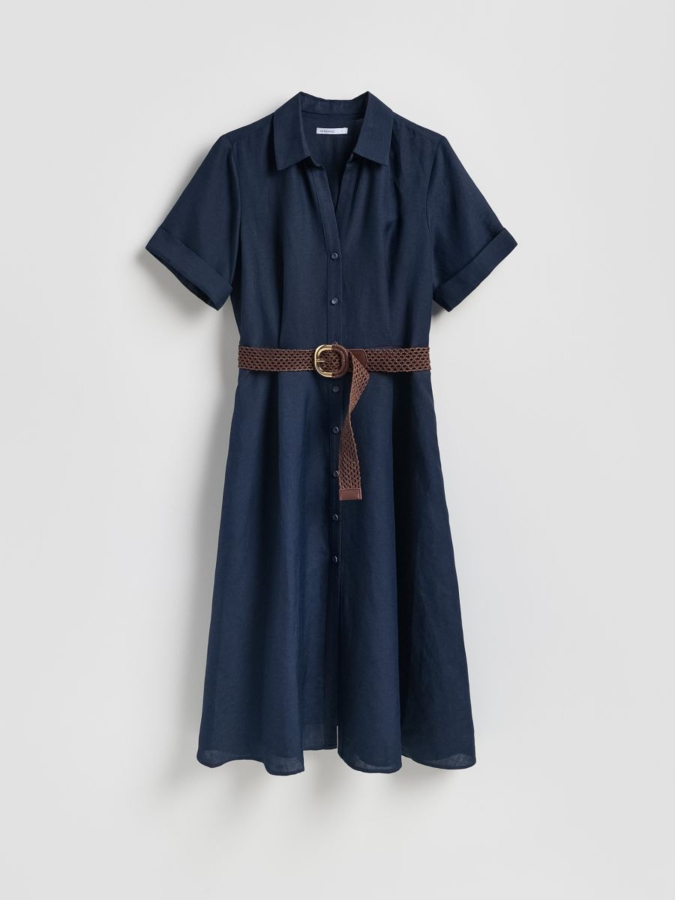 שמלת מידי עם חגורה