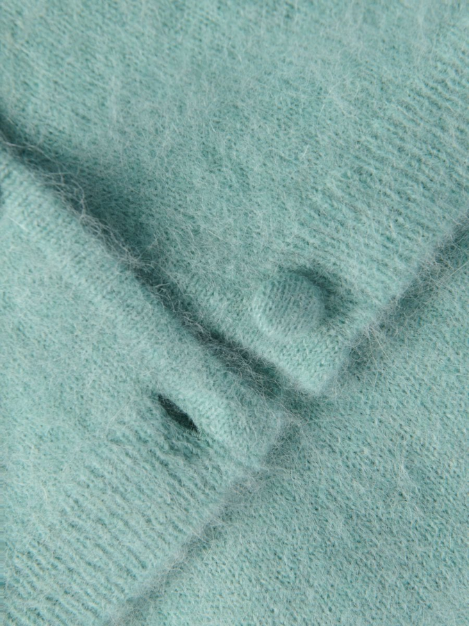 סריג קרדיגן עם תערובת צמר