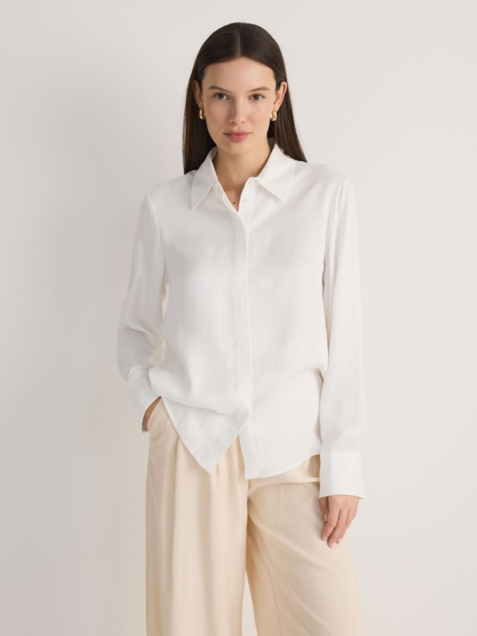 חולצת כפתורים קלאסית ויסקוזה