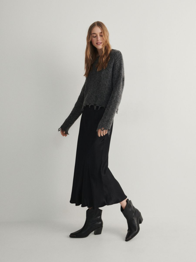 חצאית ויסקוזה מידי