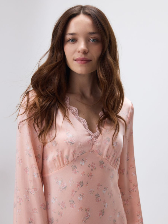 שמלת מיני מודפסת