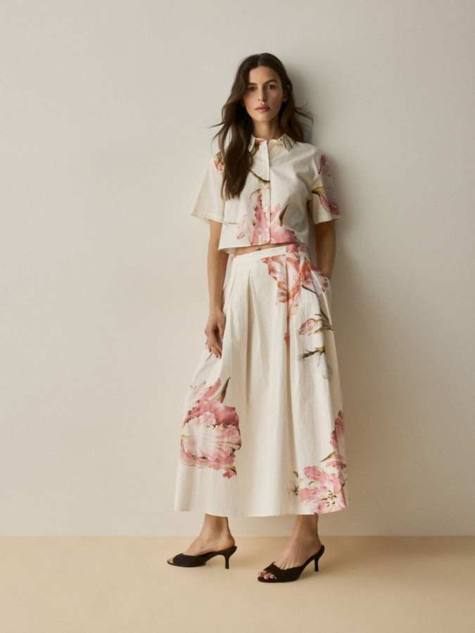 חולצה פרחונית