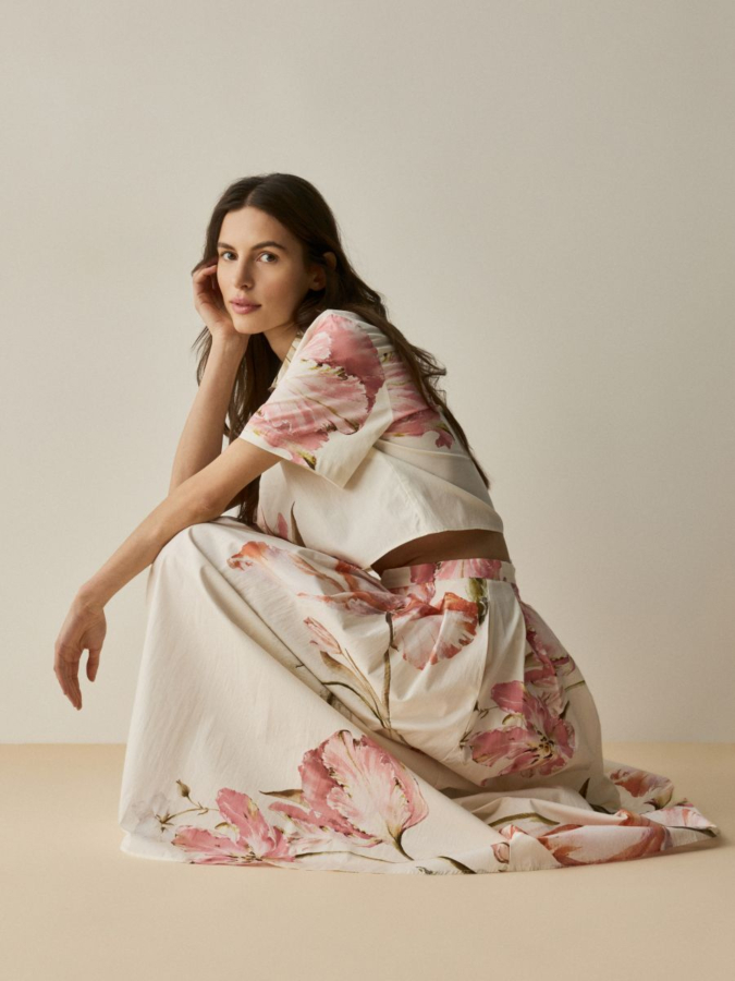 חולצה פרחונית