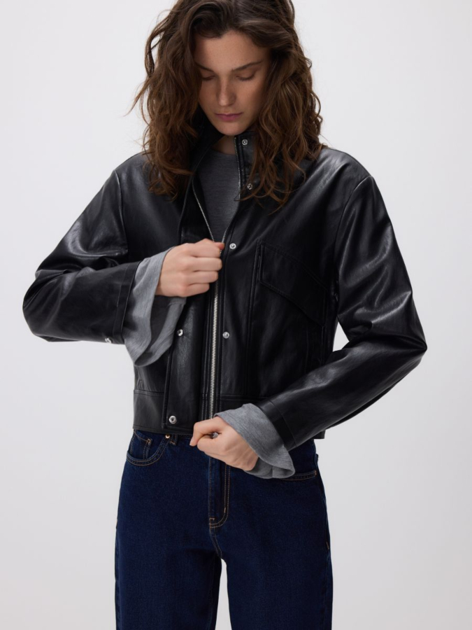 ג'קט דמוי עור