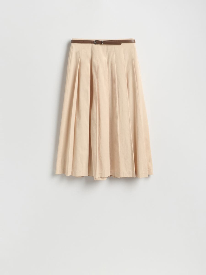 חצאית מידי עם חגורה