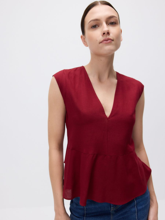 חולצה עם קשירה מאחור