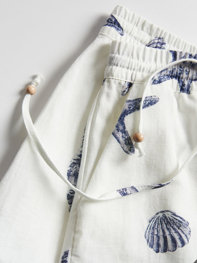 מכנסיים קצרים עם הדפס