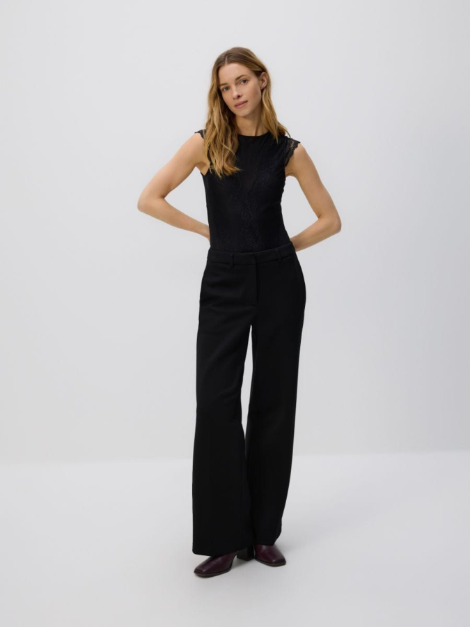 בגד גוף רשת עם תחרה