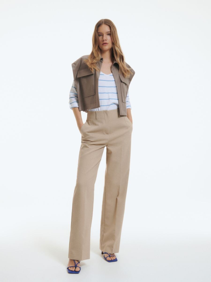 חולצת בייסיק כותנה לנשים