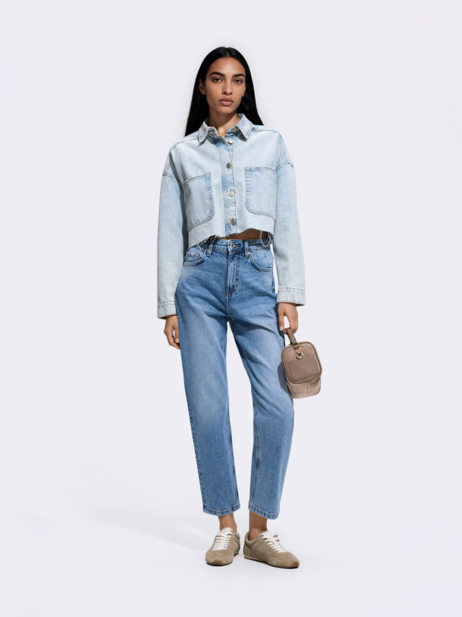 ג'ינס Mom fit