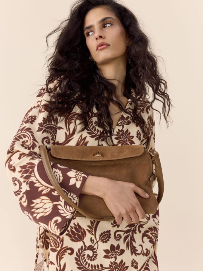 תיק צד מעור זמש