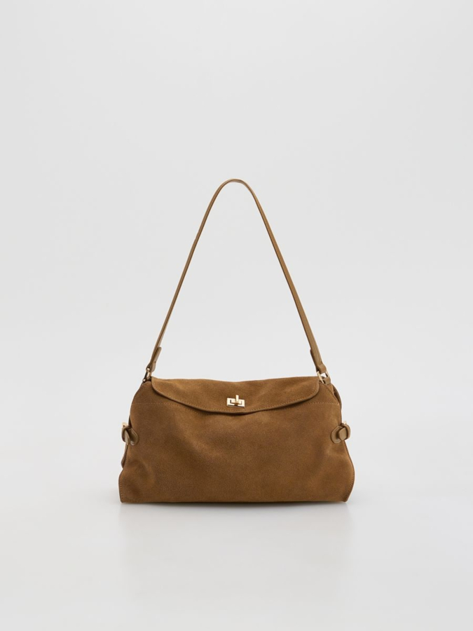 תיק צד מעור זמש