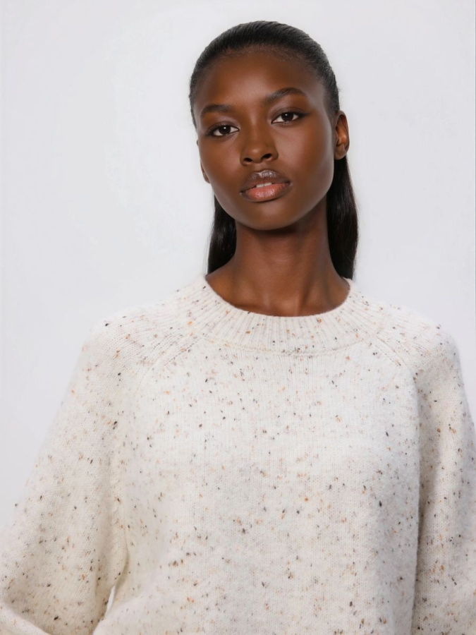 סריג מעוצב עם טקסטורה