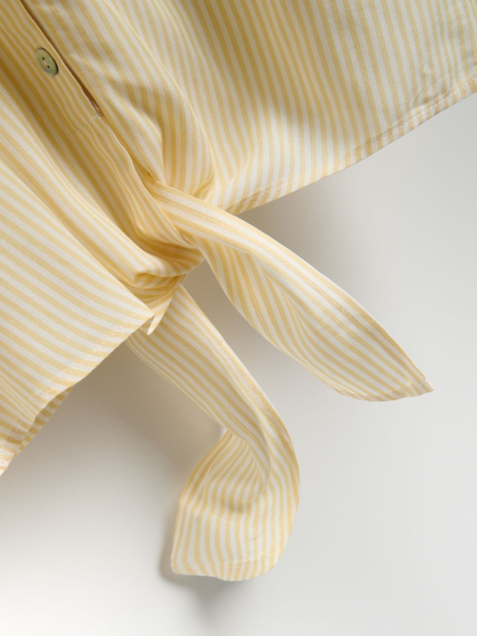 חולצת ויסקוזה עם קשירה