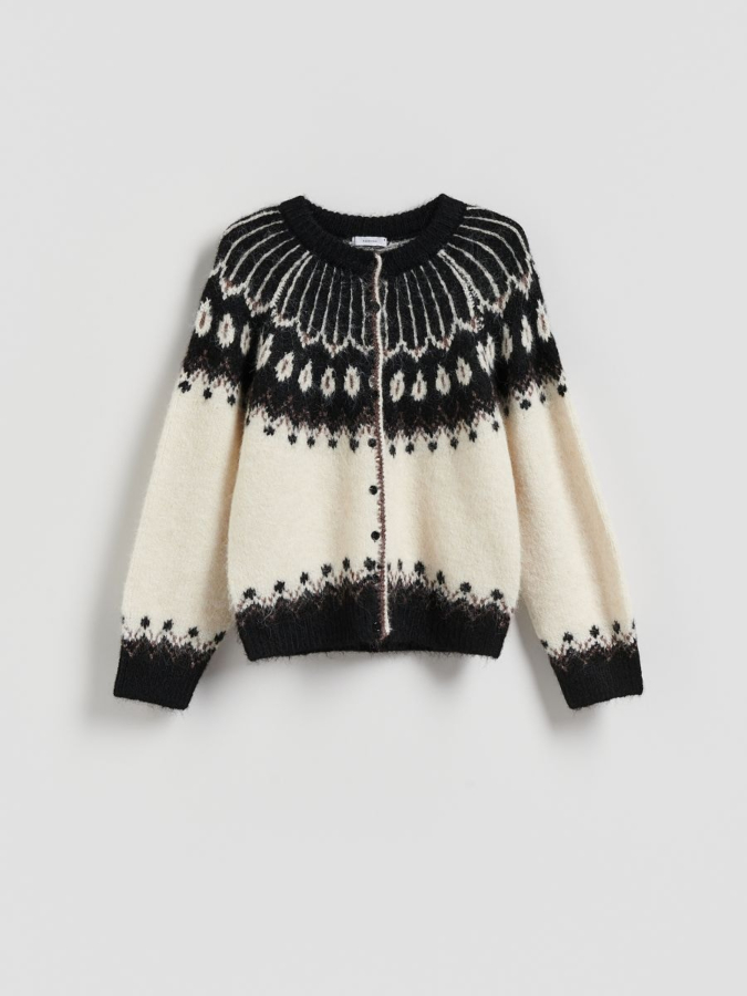 קרדיגן בדוגמת הדפס