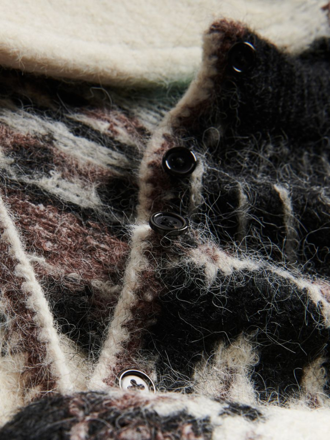 קרדיגן בדוגמת הדפס