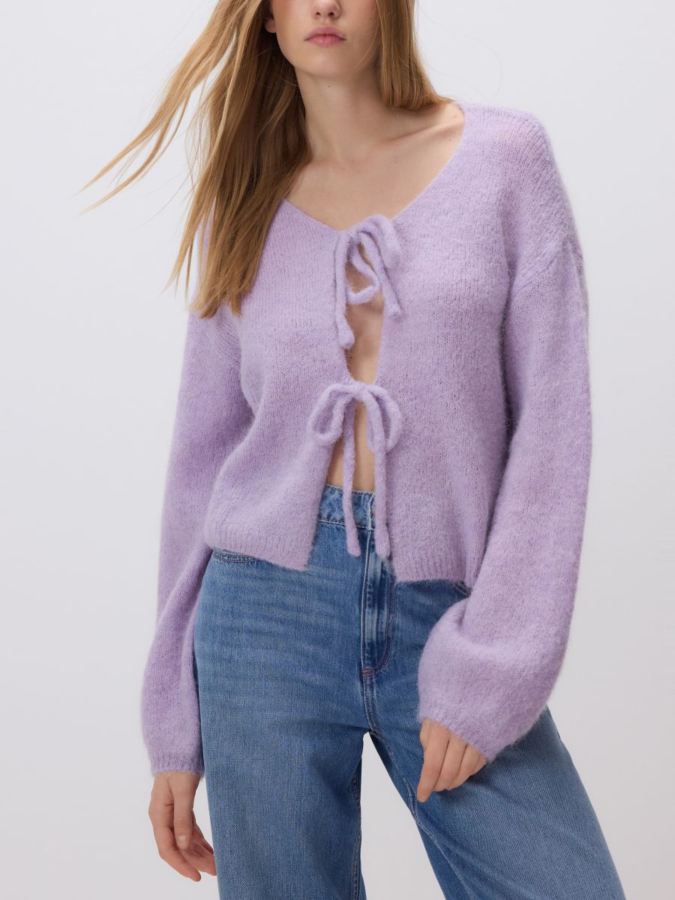 קרדיגן עם קשירה