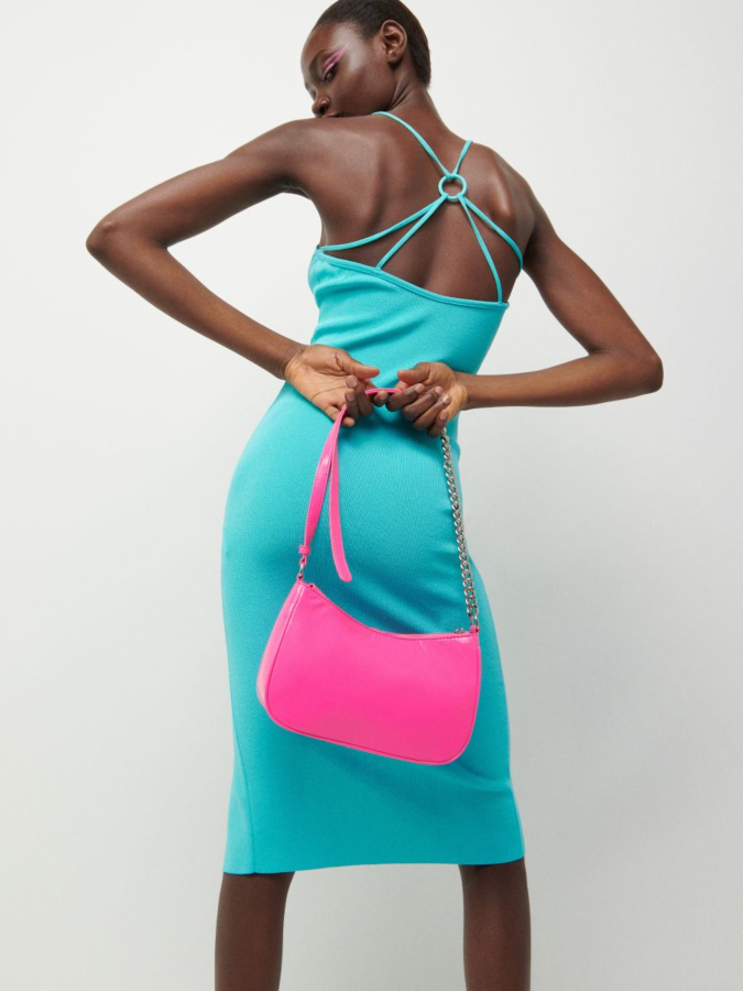 תיק צד עם שרשרת