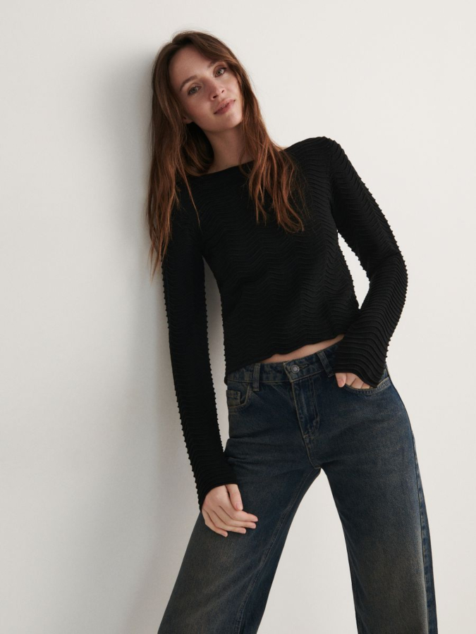 סריג בטקסטורת ריב