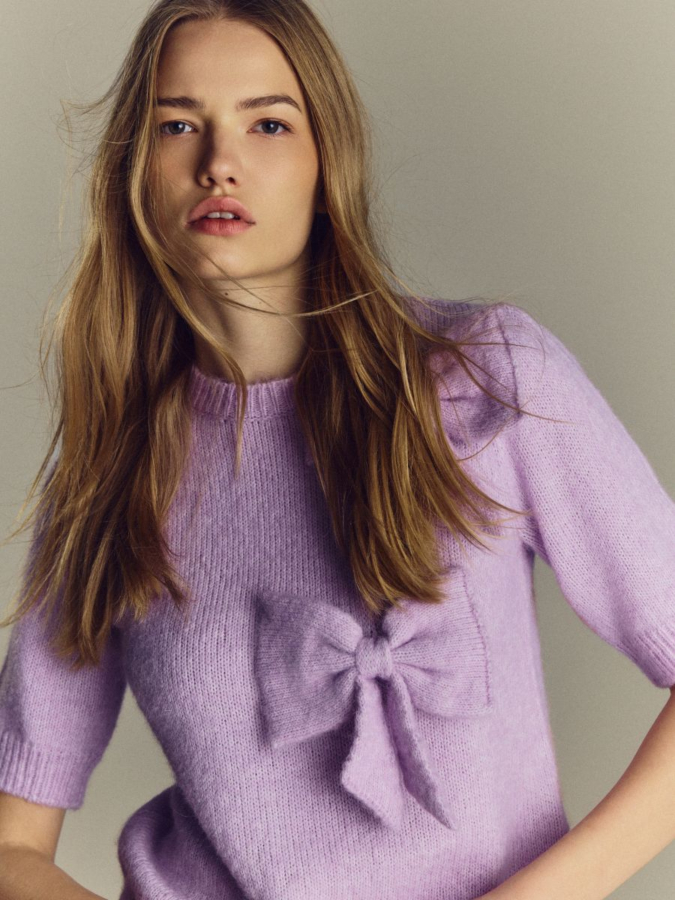 סריג עם פפיונים