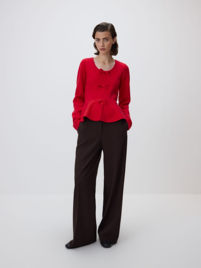 סריג עם פפיונים