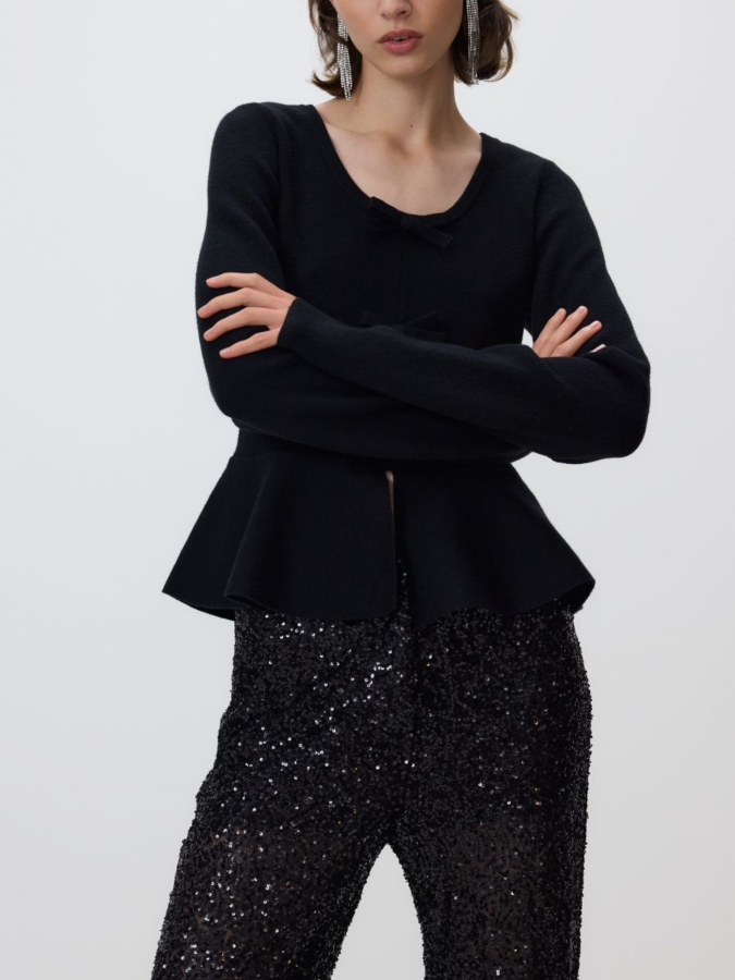 סריג עם פפיונים