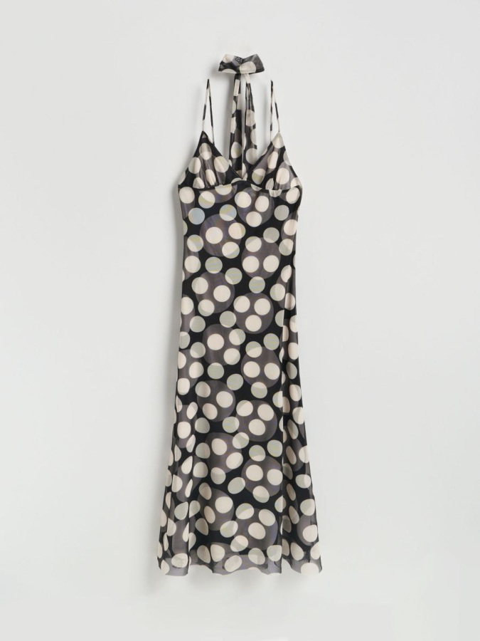 שמלת מקסי נקודות