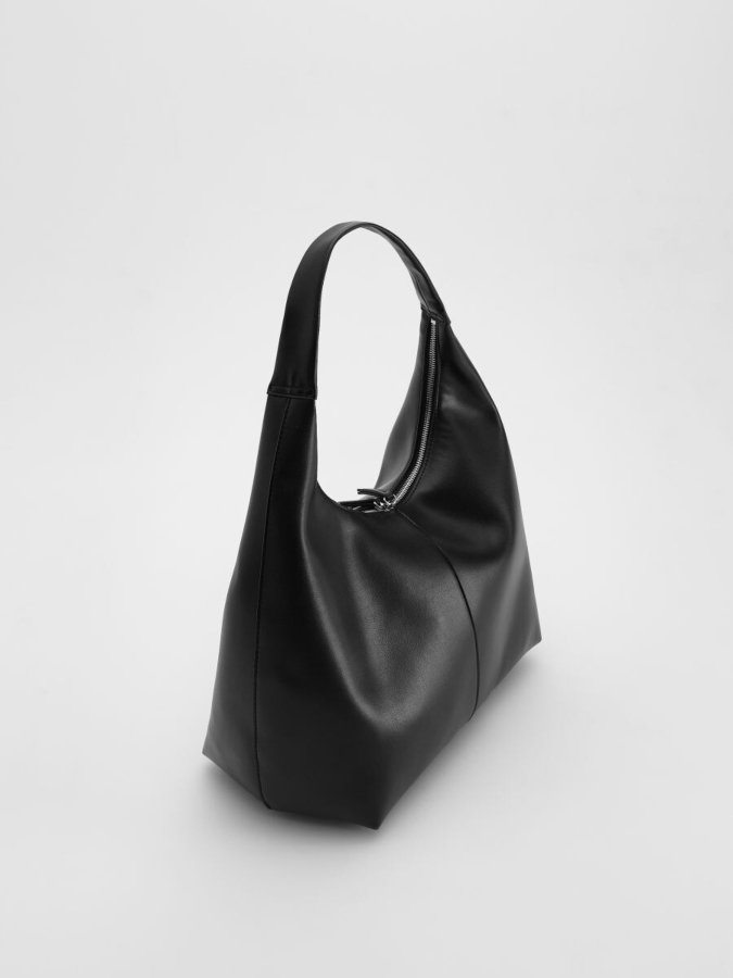 תיק יד דמוי עור עם רוכסן