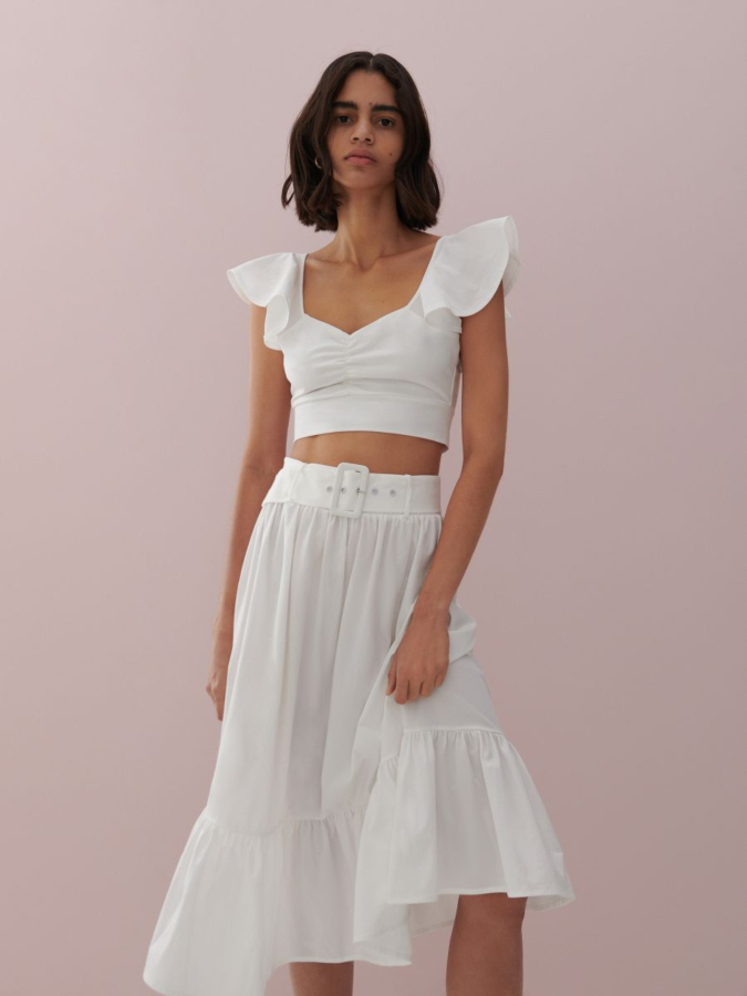 LADIES` SKIRT & BELT