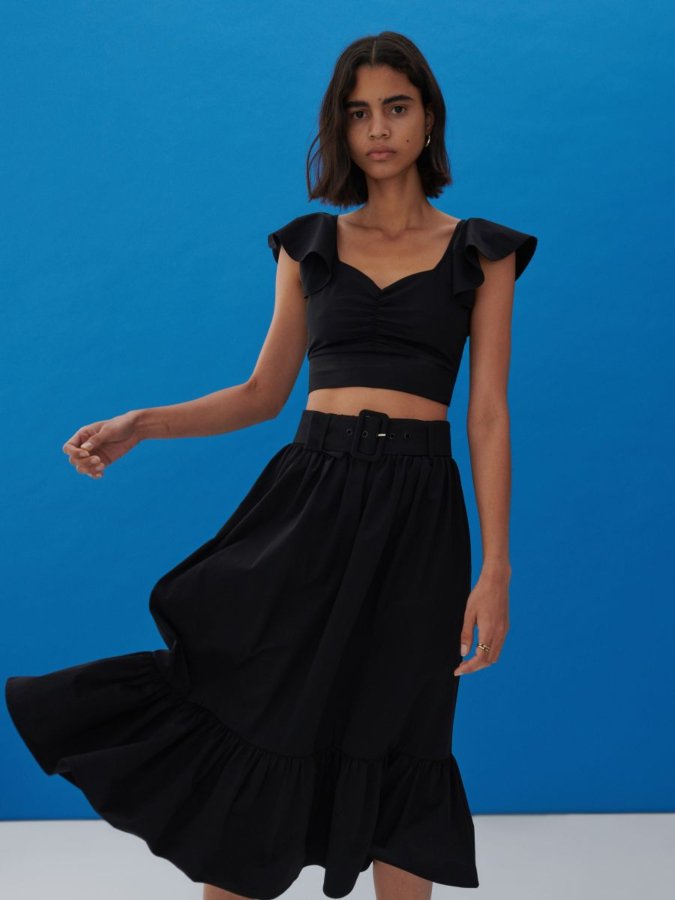 LADIES` SKIRT & BELT