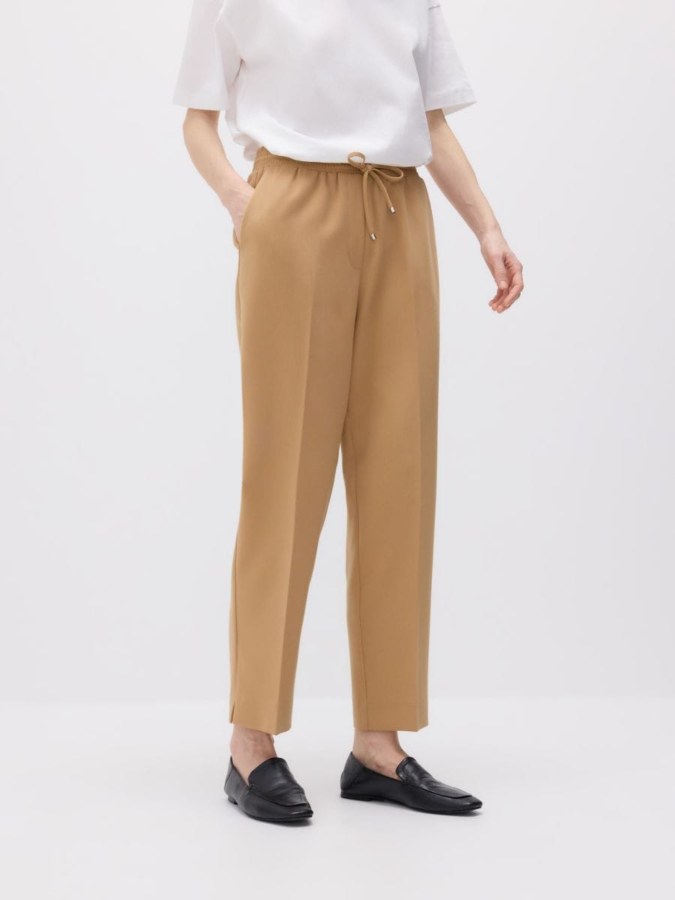 מכנסי ג'וגר עם מותן אלסטי