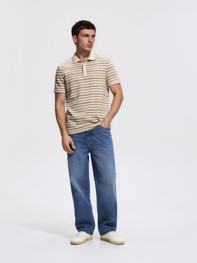 חולצת פולו כותנה Regular-fit