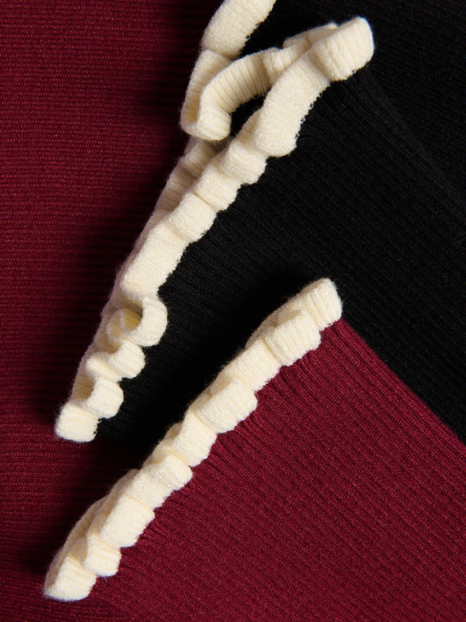 סריג עם שרוולי מלמלה