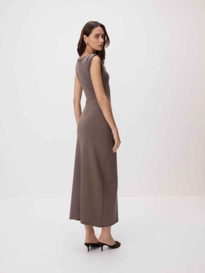 שמלת מקסי כיווצים