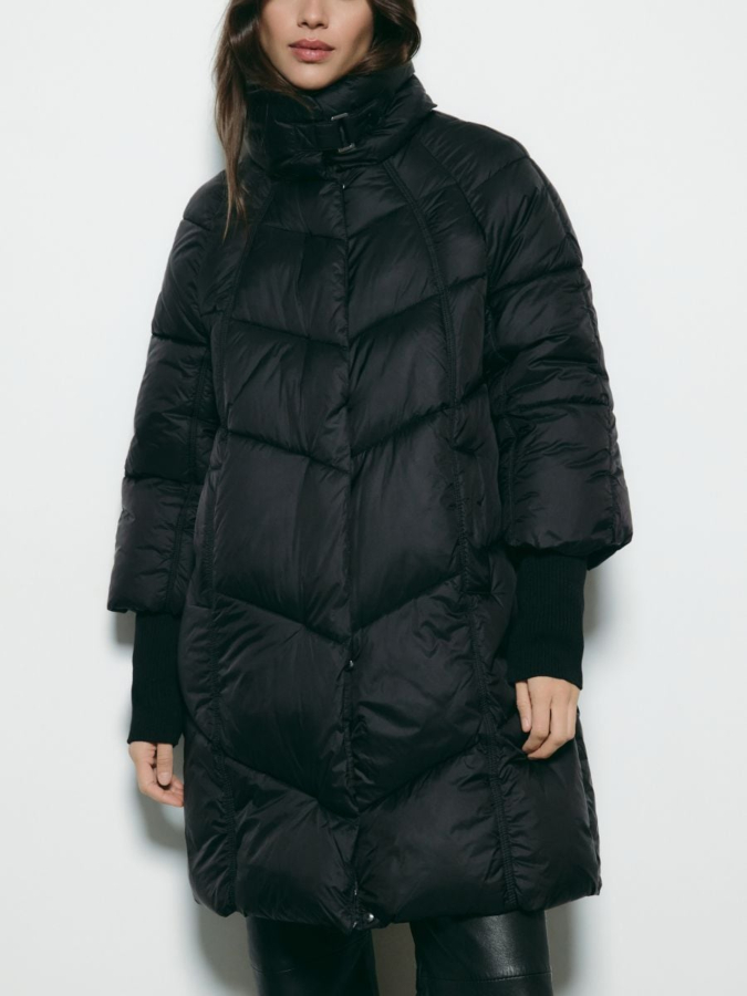 מעיל קווילט ארוך